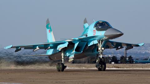 Ukraina Klaim Hancurkan 6 Jet Su-34 Rusia di Borisoglebsk