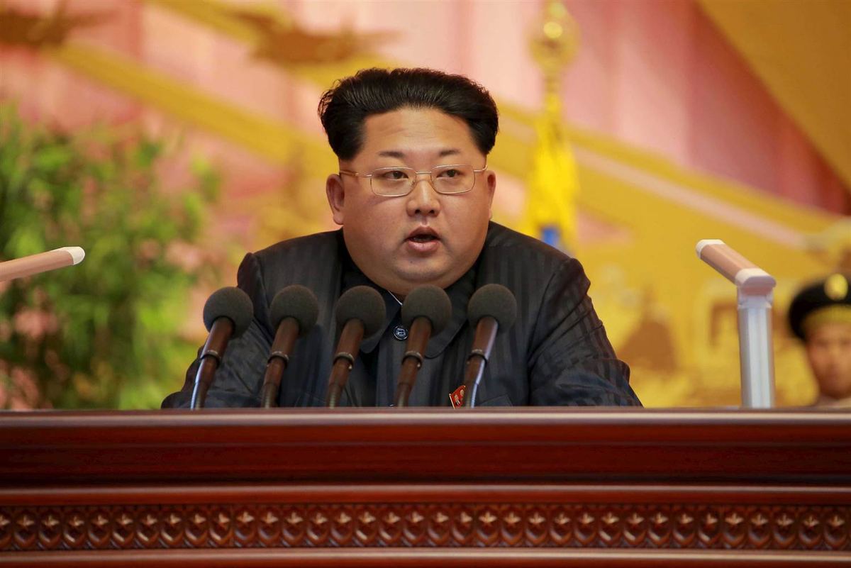 Foto de la aparición de Kim Jong Un en una exposición no verificada…