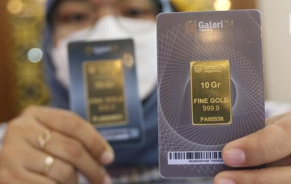 アンタム金価格、2026年10月14日は1グラム当たり2,574,000ルピアで横ばい