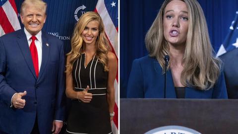 ケイティ・ザカリア氏、トランプ大統領の報道官としてデビュー