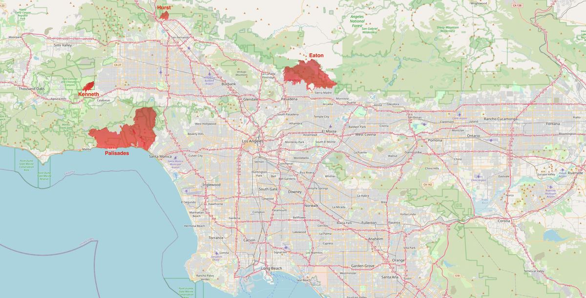 Norte Fire California Membesar: 6 Rumah Hangus, Ribuan Mengungsi